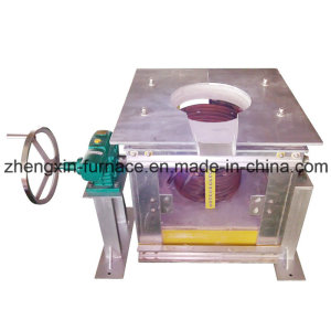 Manual Overturning Small Size Metal Induction Melting Furnace