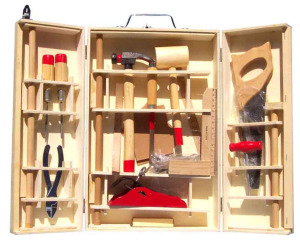 Wooden Toy Wooden Tool Box--31 PCS