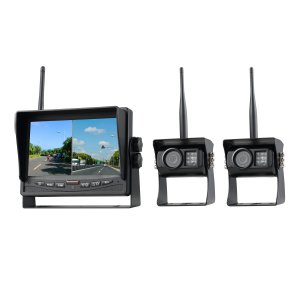 7-Inch Two-Way Car Wireless Security System with IP69k Rear View Camera